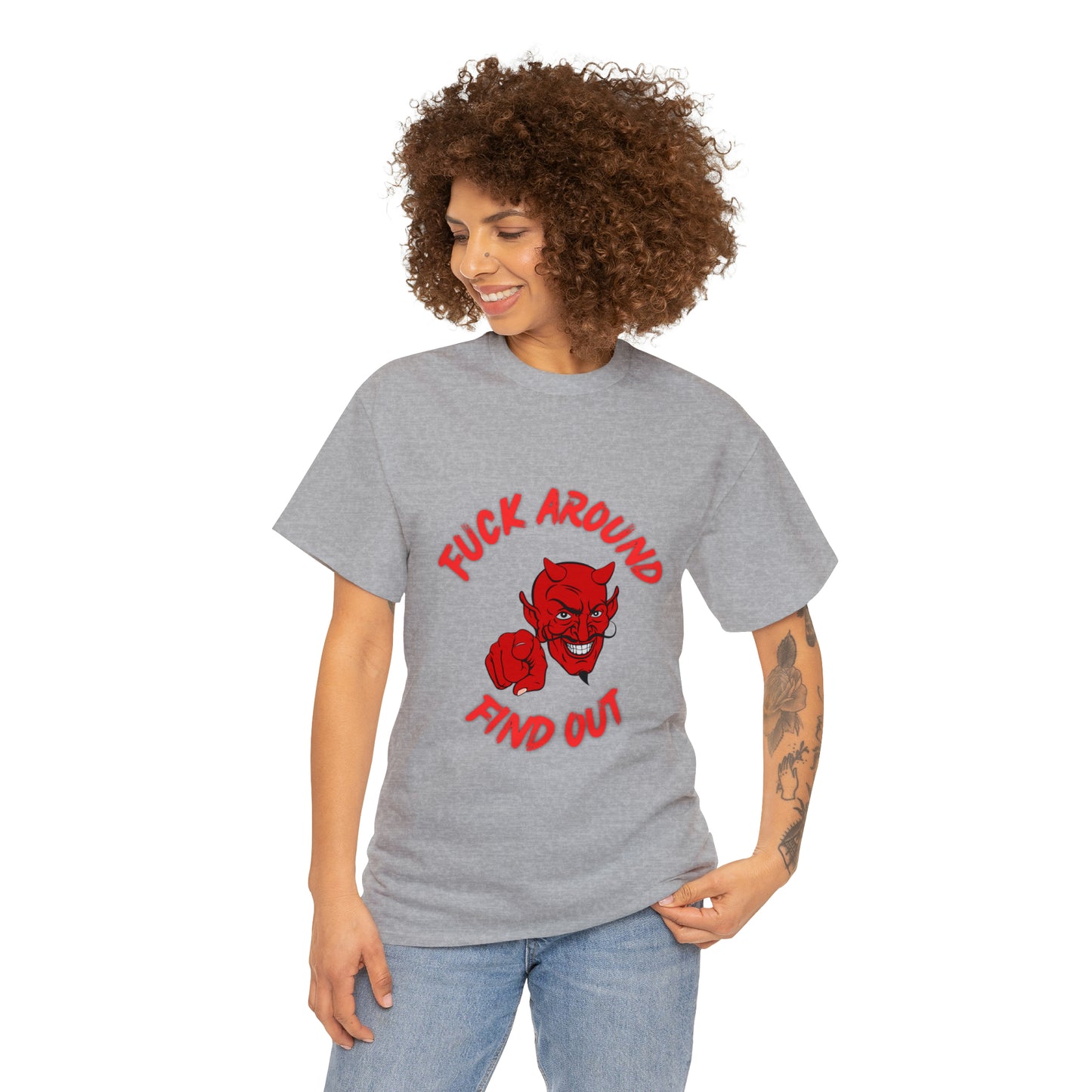 Devilish Warning T-Shirt: 'F*** Around Find Out