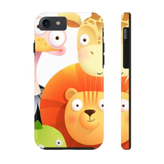 Cute Animals Apple Iphone Tough Phone Cases