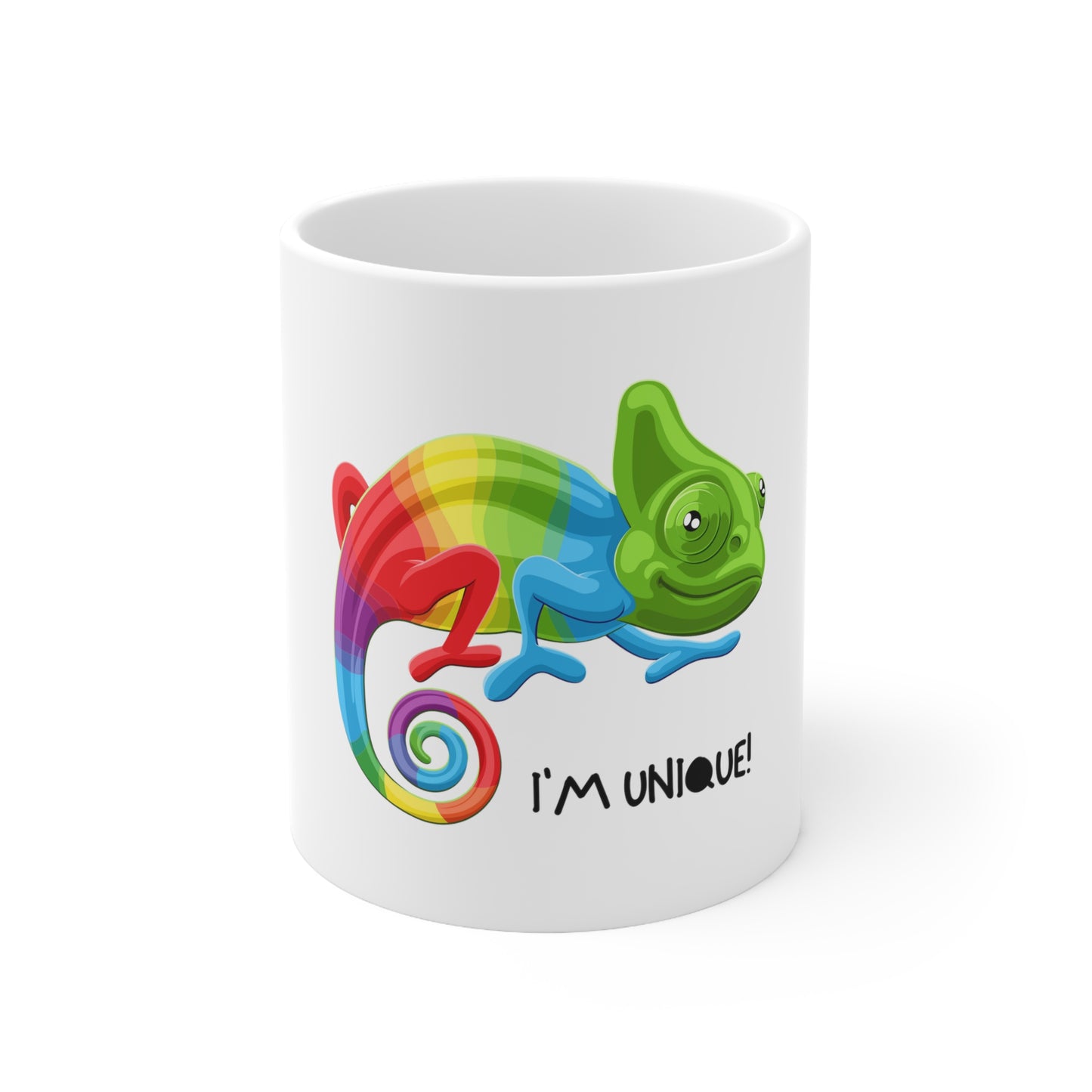 Im Unique Chameleon Ceramic Mug 11oz