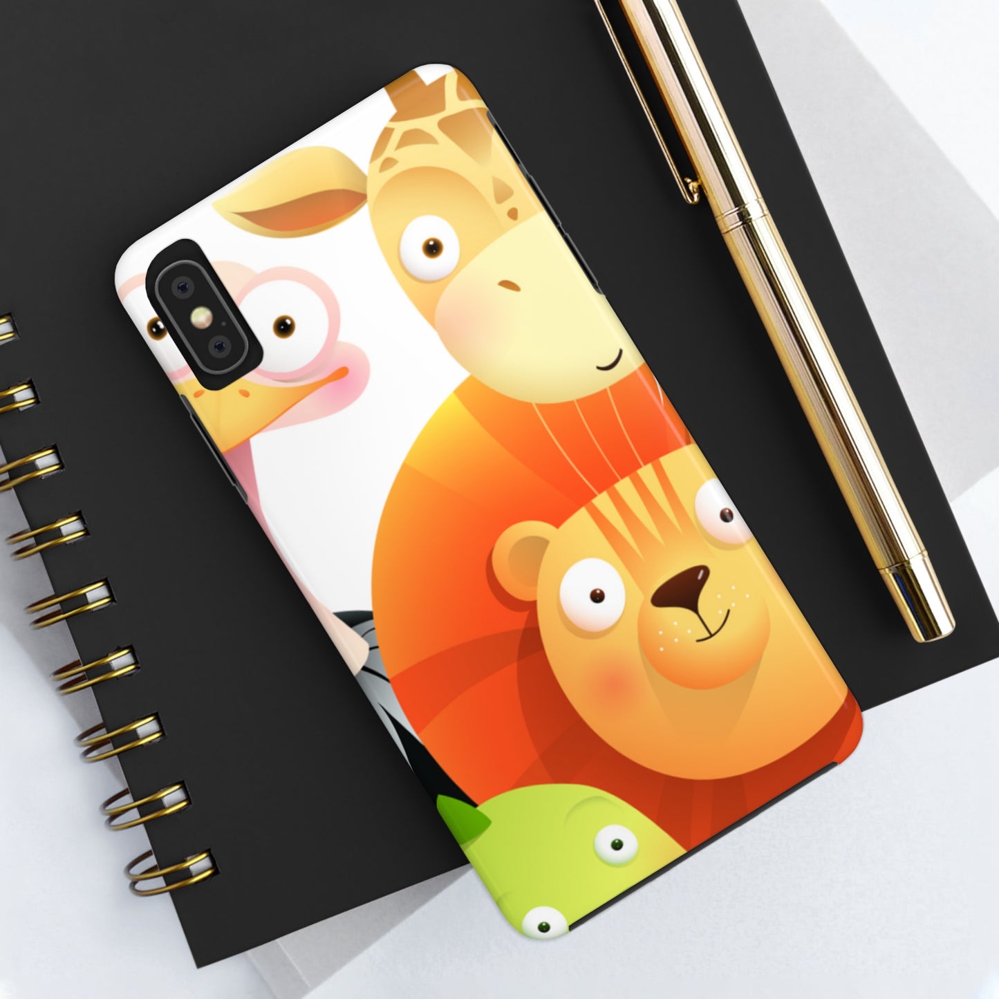 Cute Animals Apple Iphone Tough Phone Cases