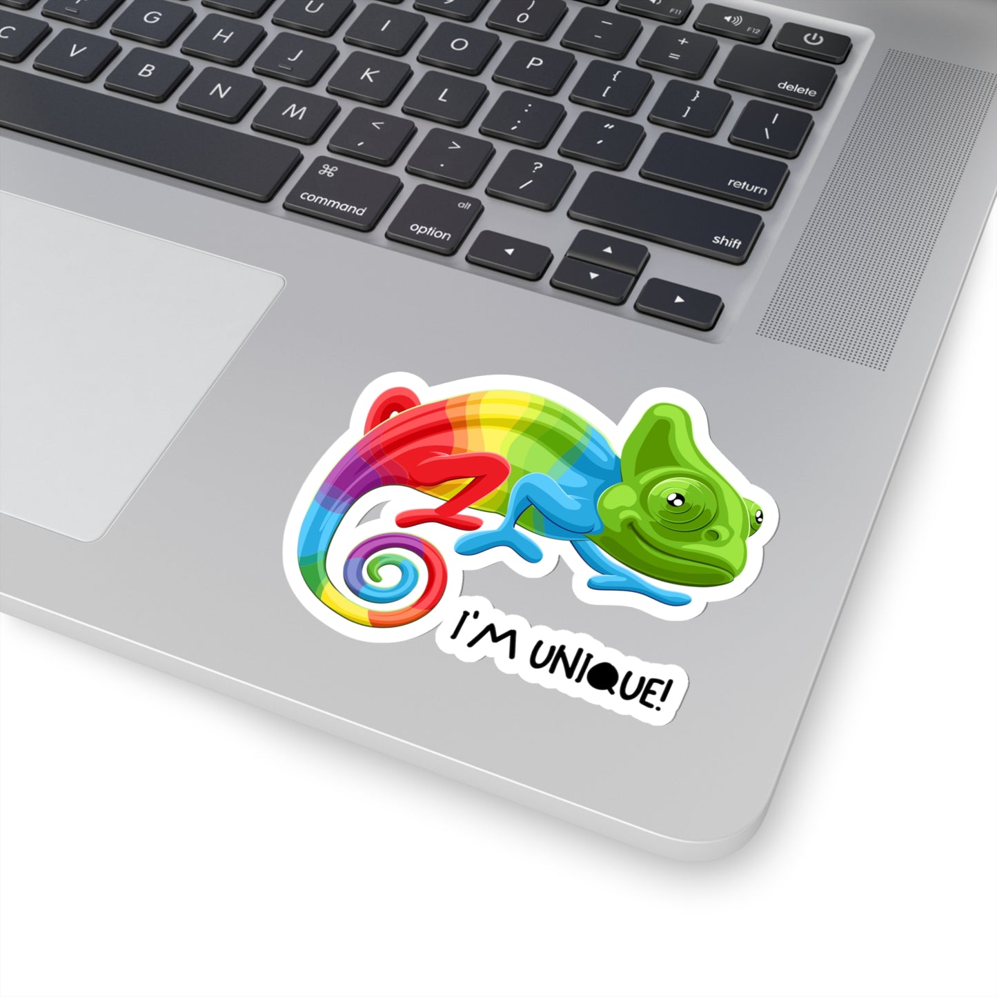 IM UNIQUE COLORFUL CHAMELEON Kiss-Cut Stickers