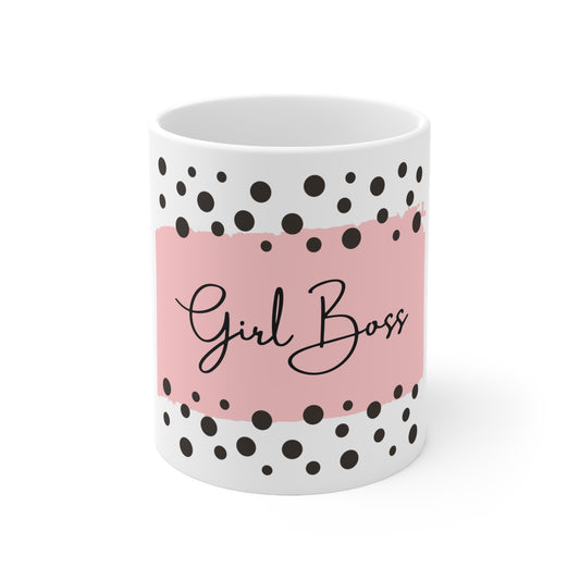 Girl Boss Ceramic Mug 11oz