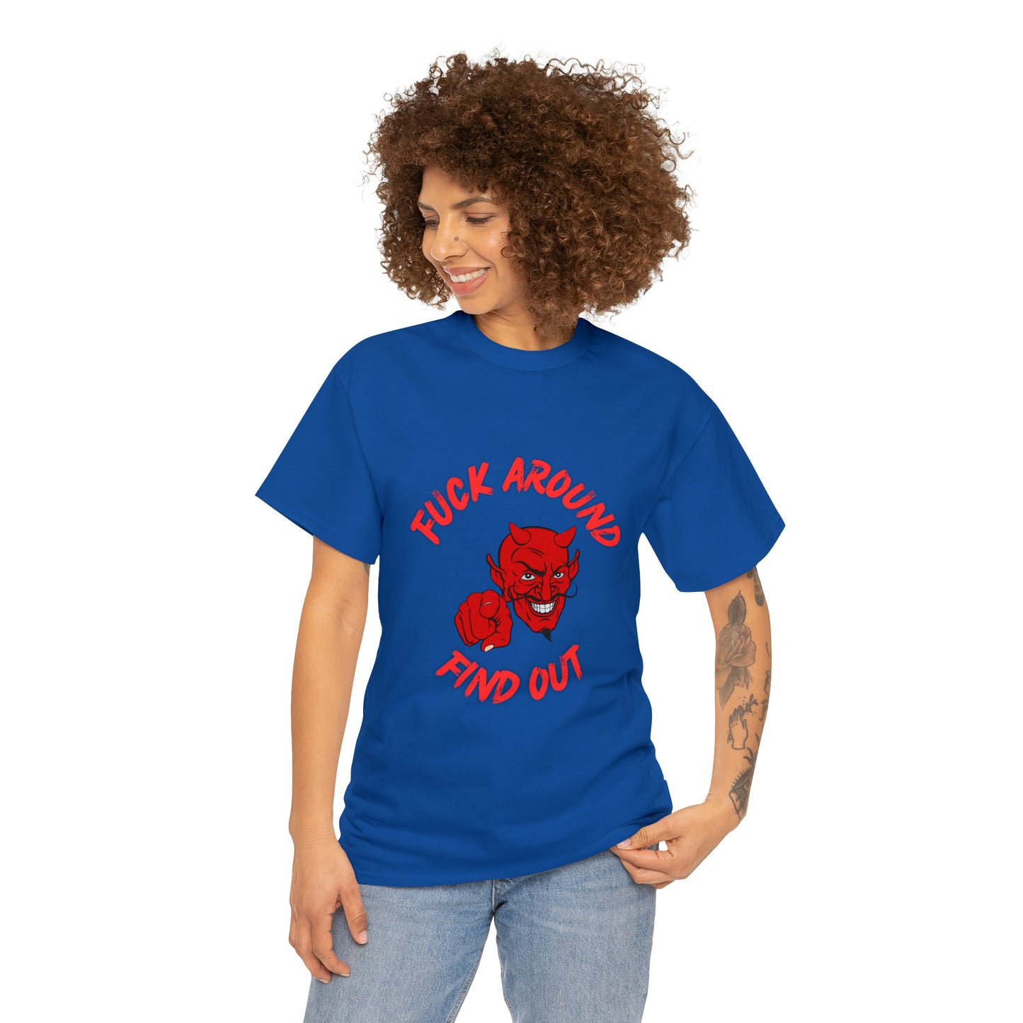 Devilish Warning T-Shirt: 'F*** Around Find Out