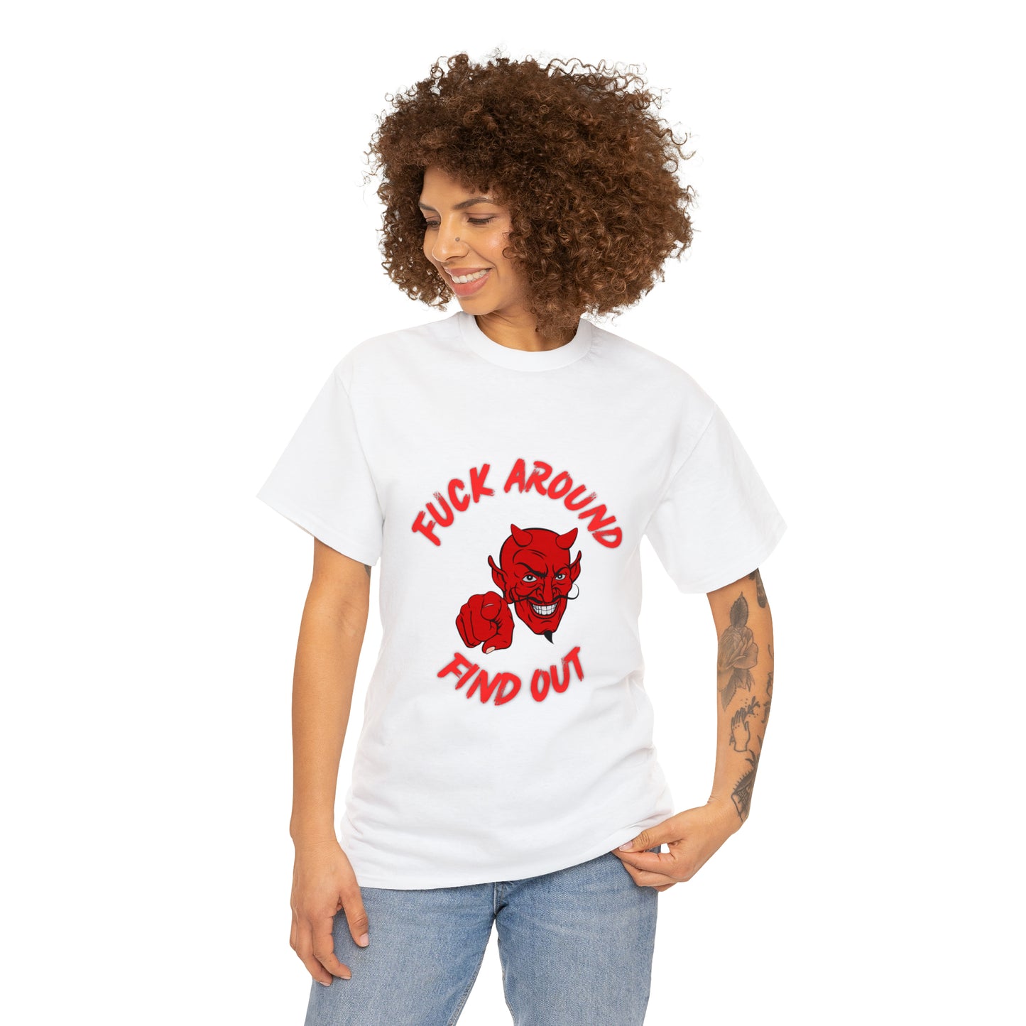 Devilish Warning T-Shirt: 'F*** Around Find Out