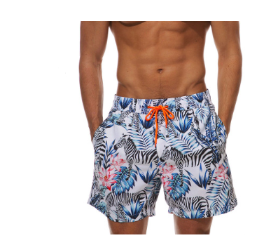 Men's Beach Pants Quarter Print Shorts