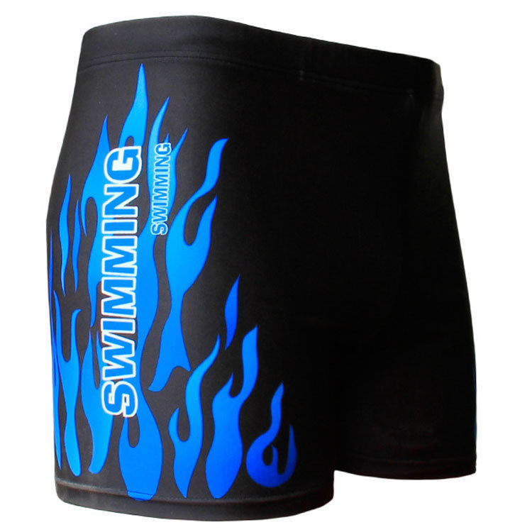 Swimming Trunks Swimwear Men's Flame