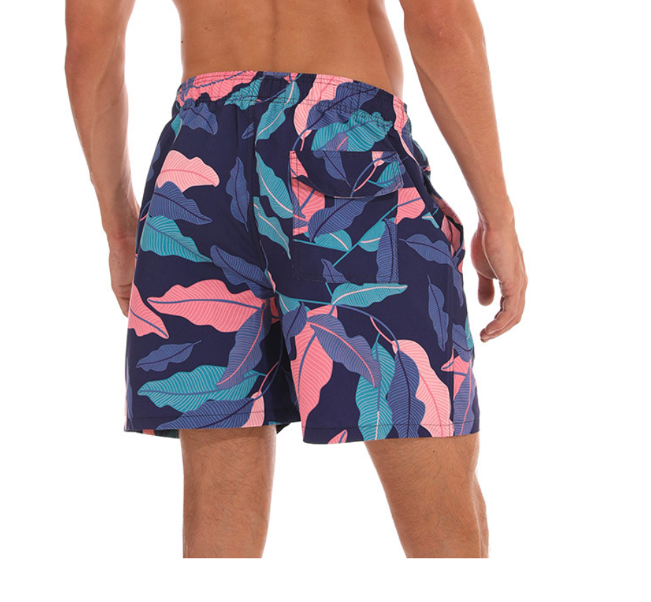 Men's Beach Pants Quarter Print Shorts