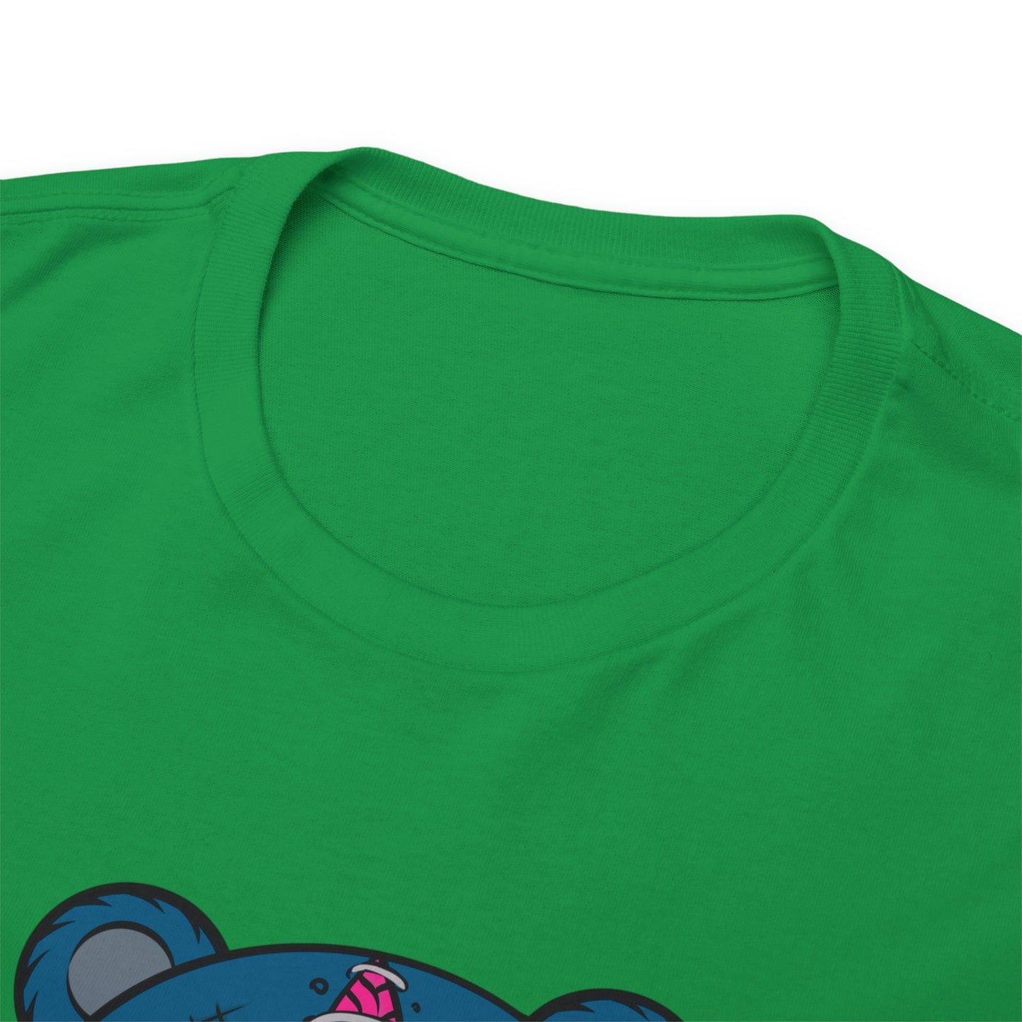 Zombie Brain Teddy Bear Unisex Heavy Cotton Tee