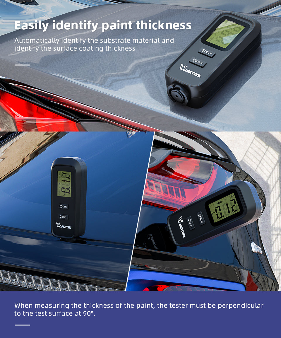 Automotive Care Professional Paint Coating Thickness Gauge