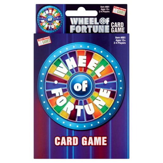 Wheel Of Fortune Card Game 2-4 Players