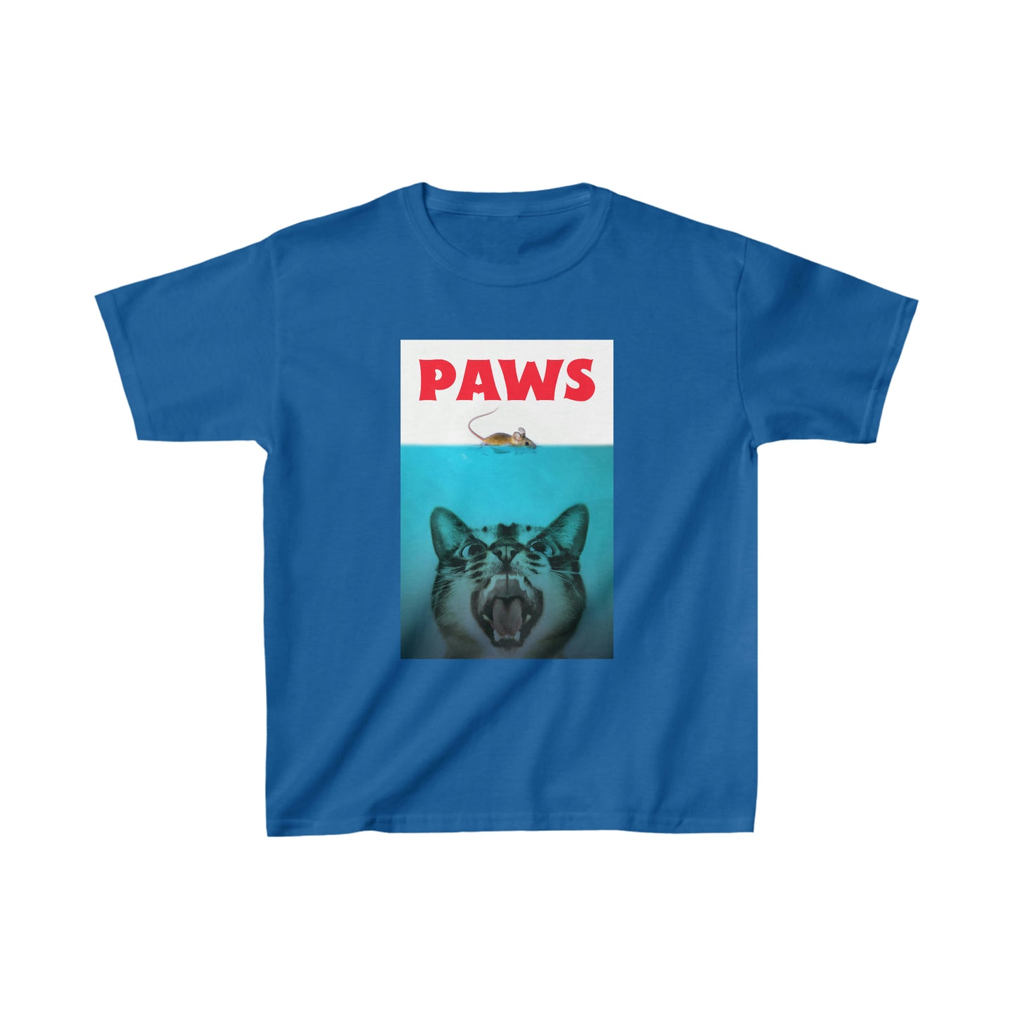 PAWS CAT AND MOUSE CUTE Kids Heavy Cotton™ Tee