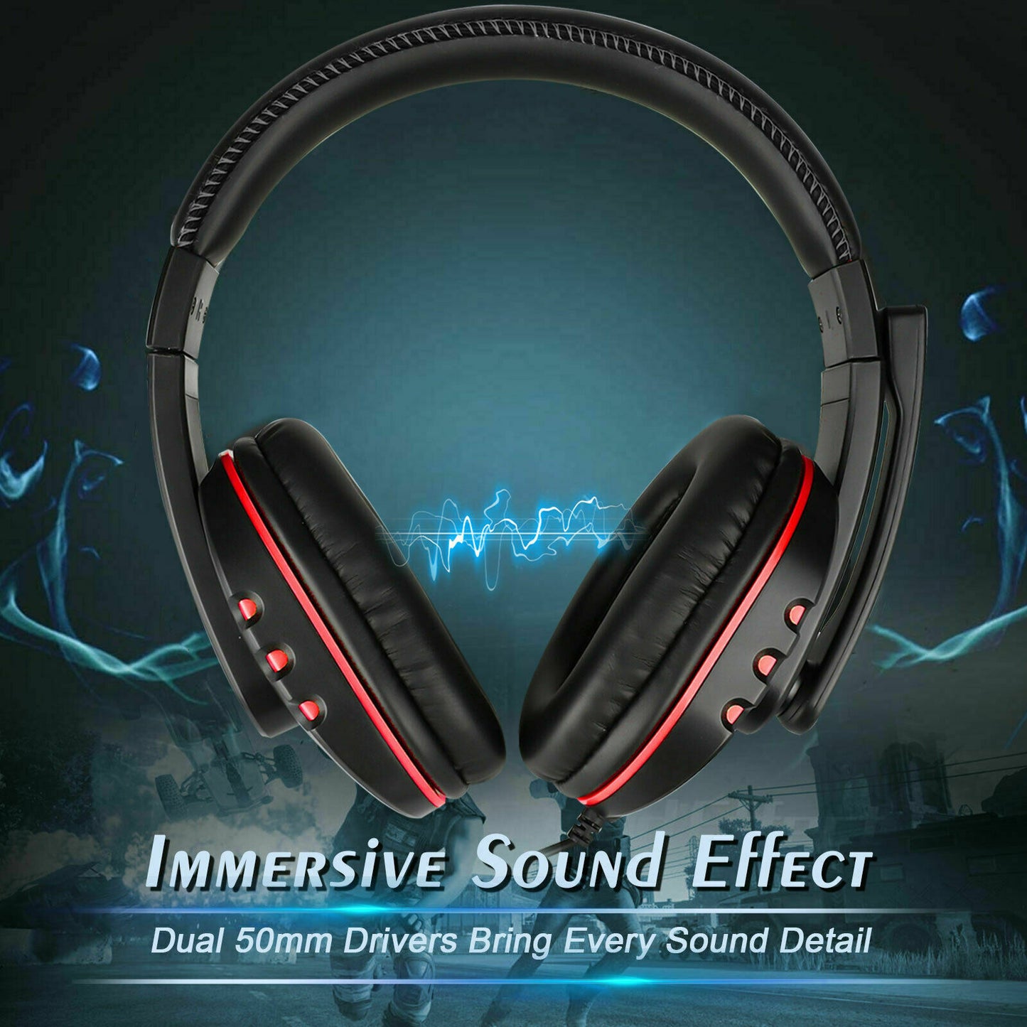 Pro Gamer Headset For PS4 PlayStation 4 Xbox One & PC