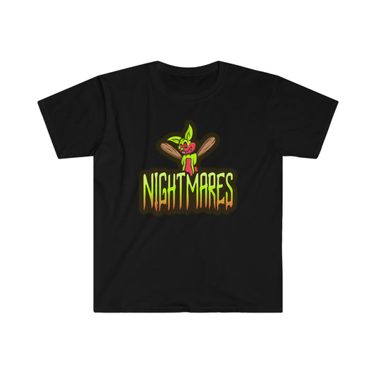 NIGHTMARES EVIL RABBIT BUNNY BALLBAT Unisex Softstyle T-Shirt