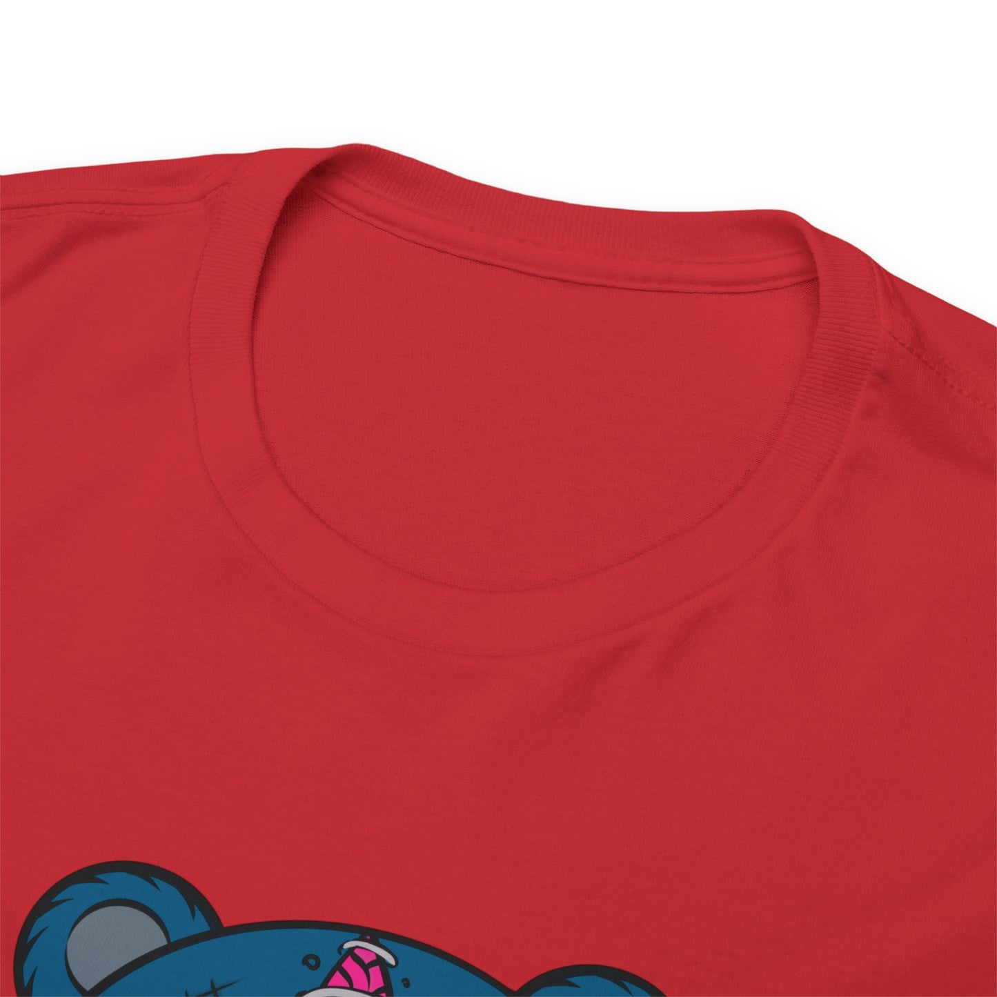 Zombie Brain Teddy Bear Unisex Heavy Cotton Tee