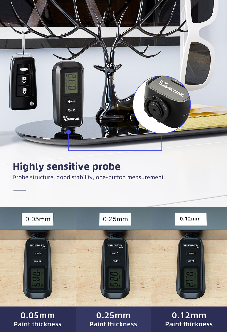 Automotive Care Professional Paint Coating Thickness Gauge