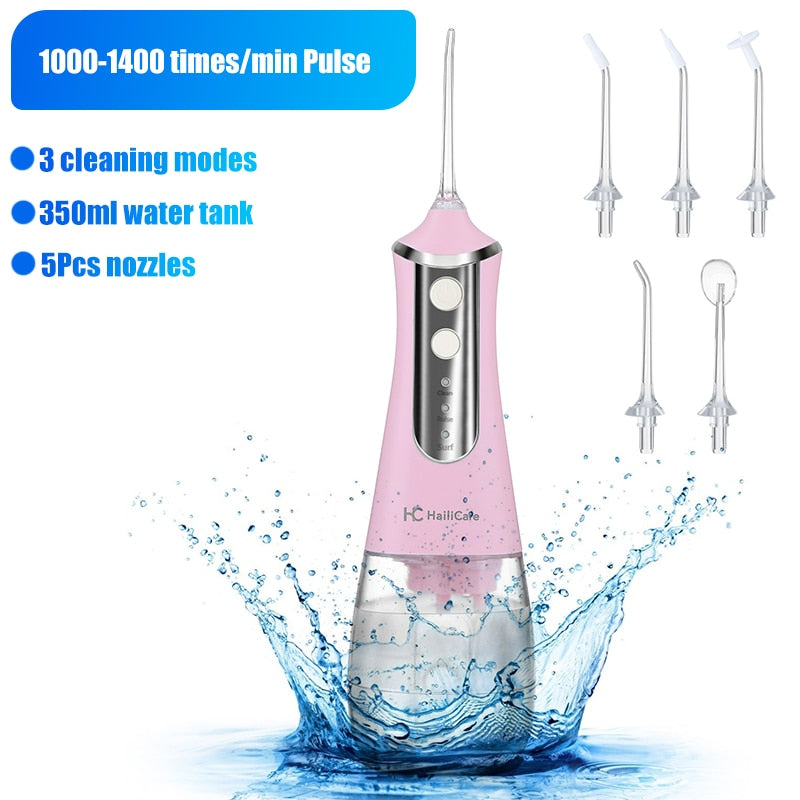 Dental Oral Irrigator Water Flosser Dental Water Jet Portable