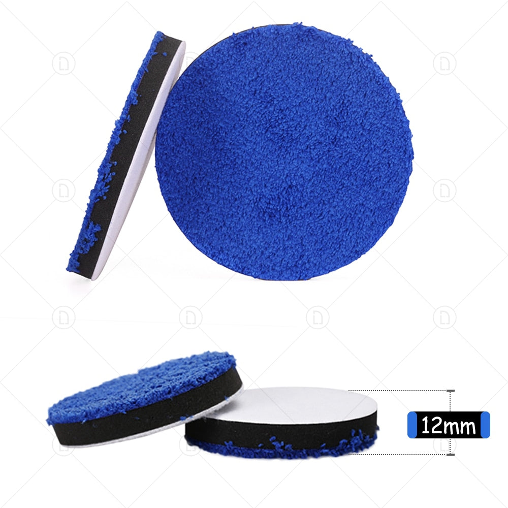 3/4/5/6/7 Inch Wax Buffer Pads Microfiber Polishing Pad