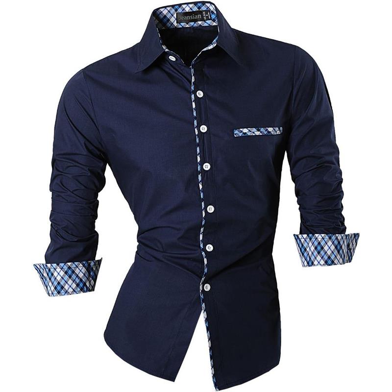 Men's Casual Dress Shirts Stylish Long Sleeve