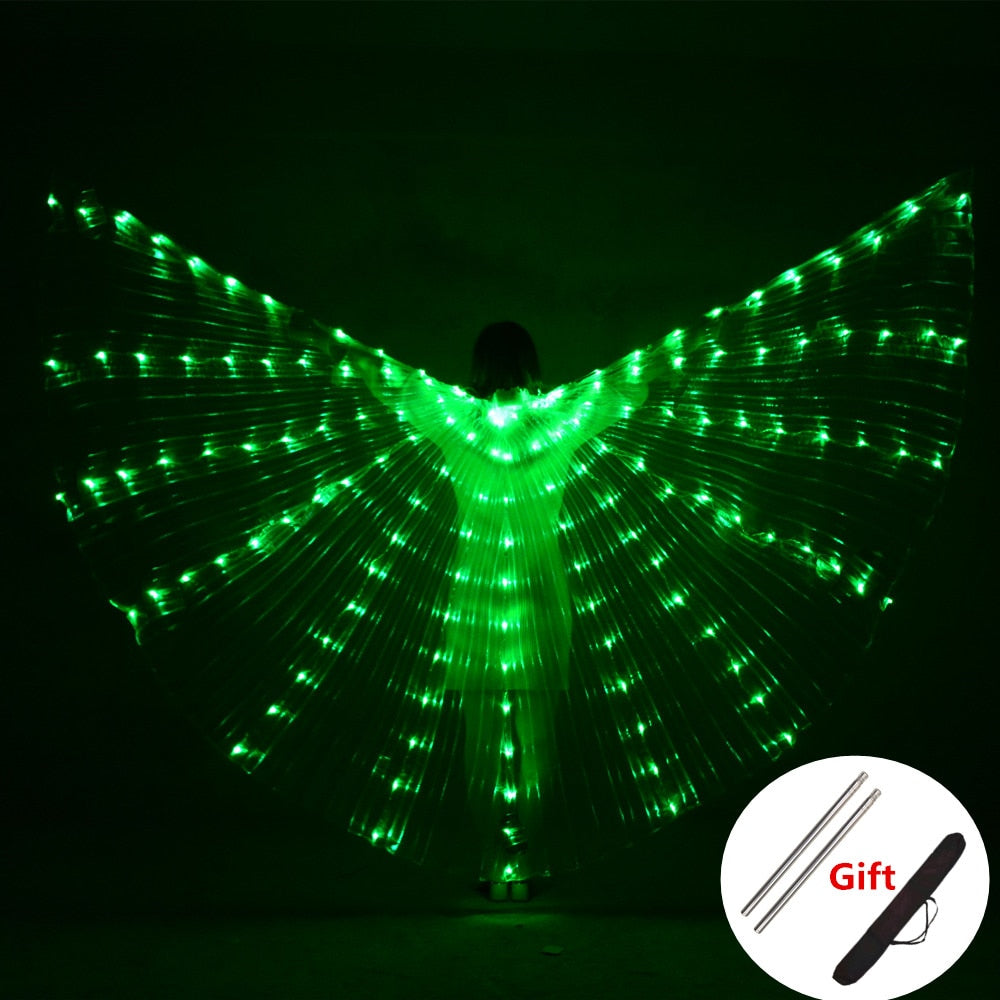 Belly Dance LED Wings Performance Butterfly Wings