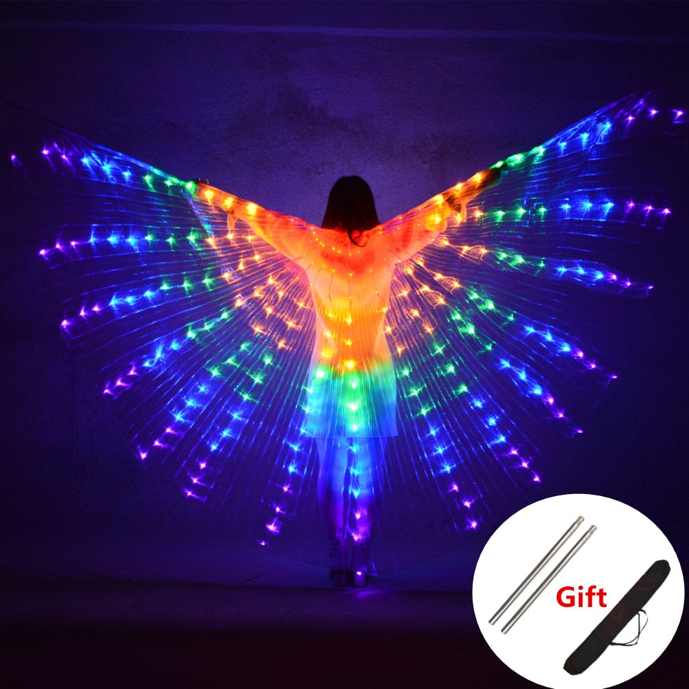 Belly Dance LED Wings Performance Butterfly Wings