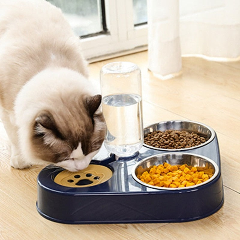 Cat Feeder Bowl and Water Dish