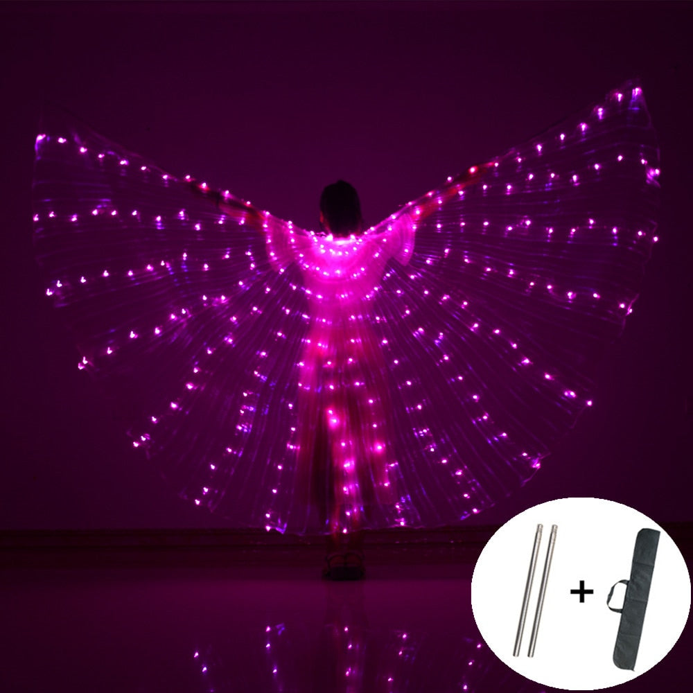 Belly Dance LED Wings Performance Butterfly Wings