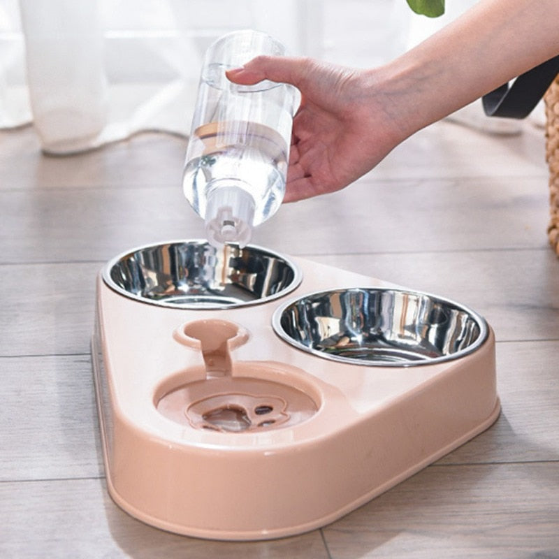 Cat Feeder Bowl and Water Dish