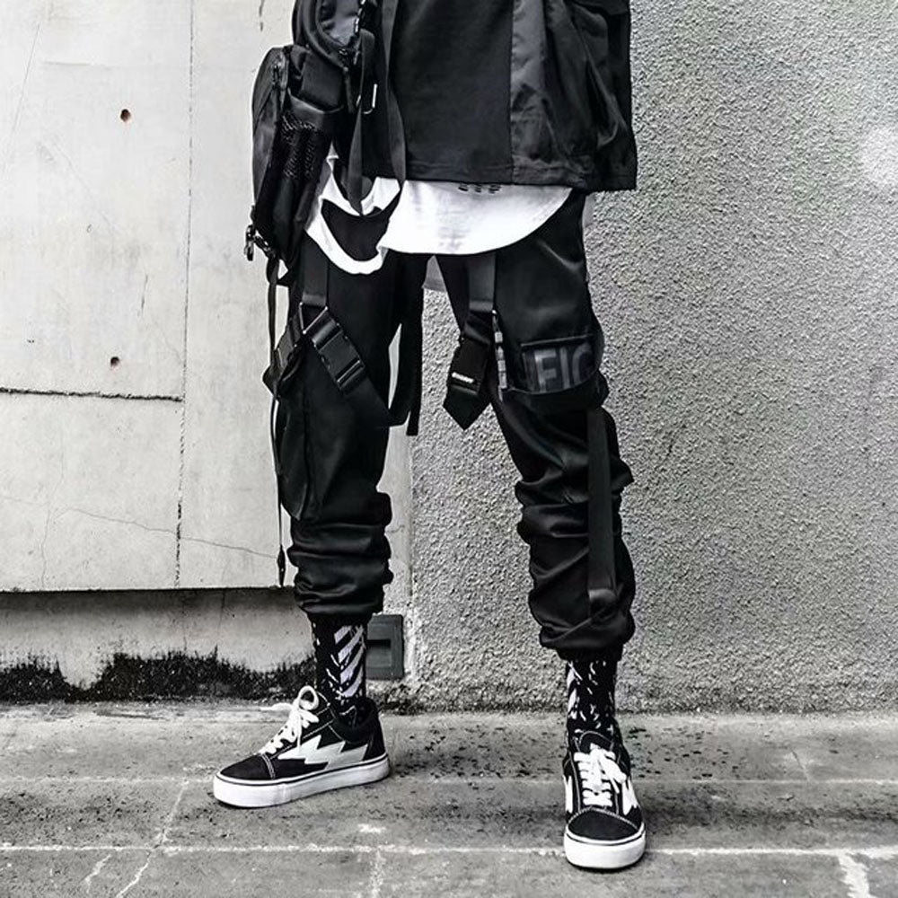 Joggers Cargo Pants Unisex Casual Hip Hop Streetwear Techwear