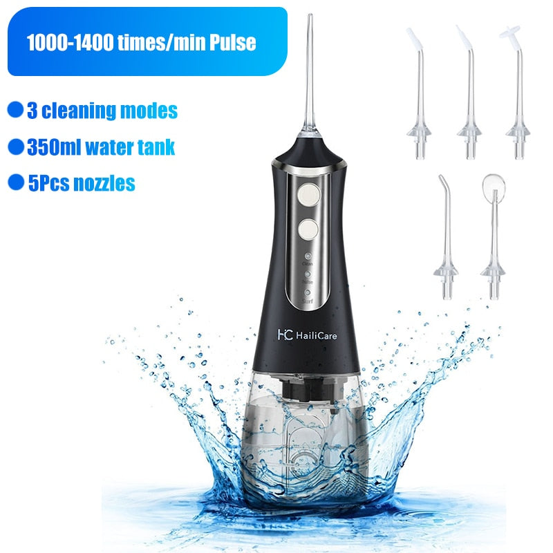 Dental Oral Irrigator Water Flosser Dental Water Jet Portable