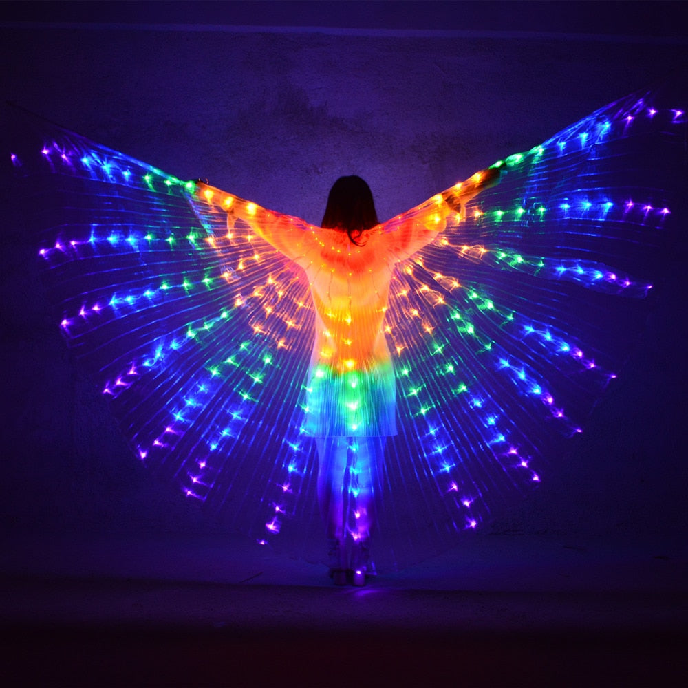 Belly Dance LED Wings Performance Butterfly Wings