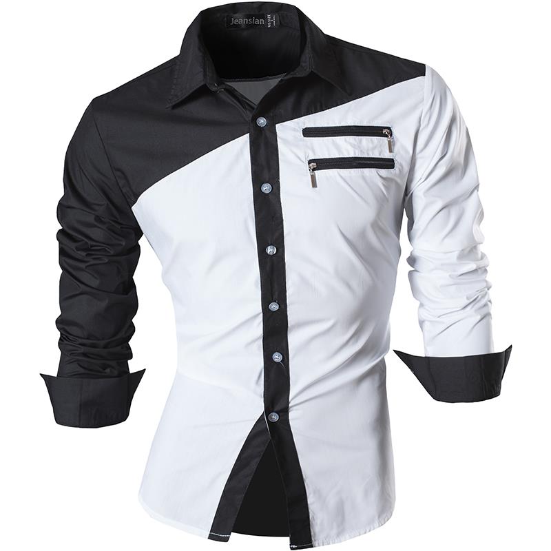 Men's Casual Dress Shirts Stylish Long Sleeve