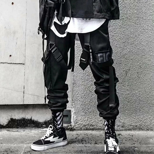 Joggers Cargo Pants Unisex Casual Hip Hop Streetwear Techwear