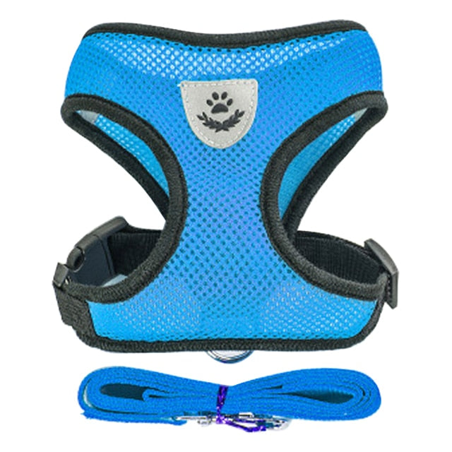 Cat Harness Adjustable Vest Walking Lead Puppy Dogs Small Dog Cat