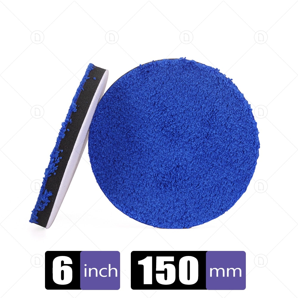 3/4/5/6/7 Inch Wax Buffer Pads Microfiber Polishing Pad