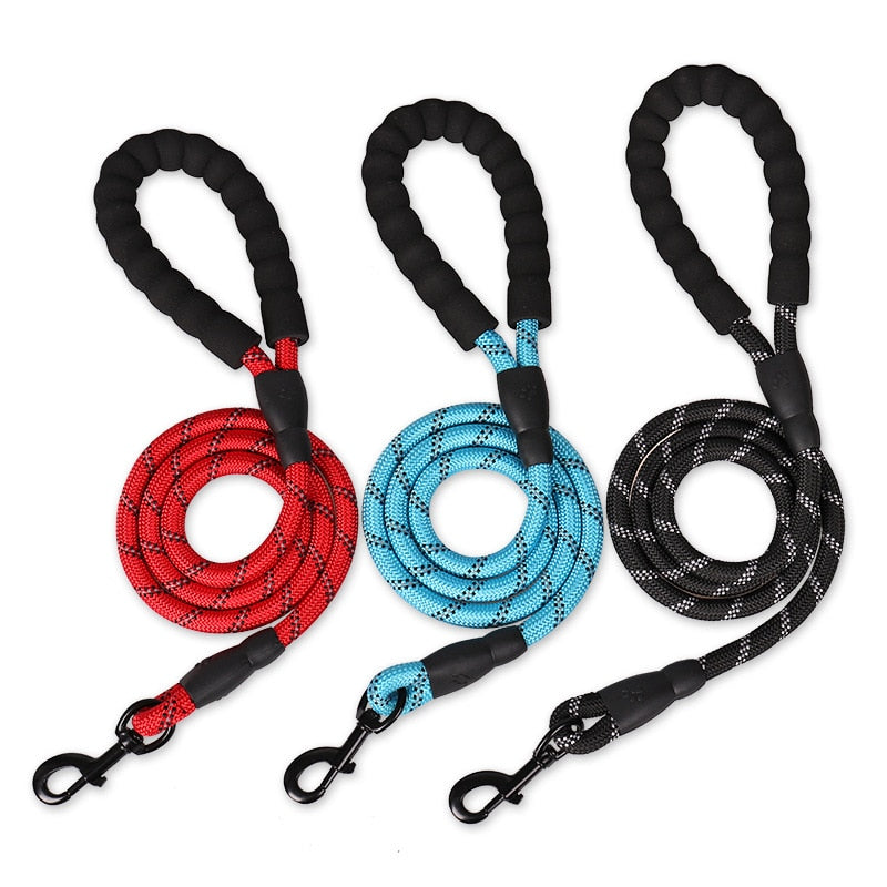 5ft/6.5ft/10ft Mid Size Dog Leash Pet 50-100lbs Luminating Night