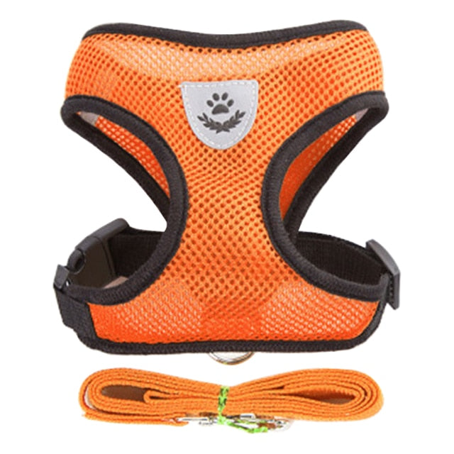 Cat Harness Adjustable Vest Walking Lead Puppy Dogs Small Dog Cat