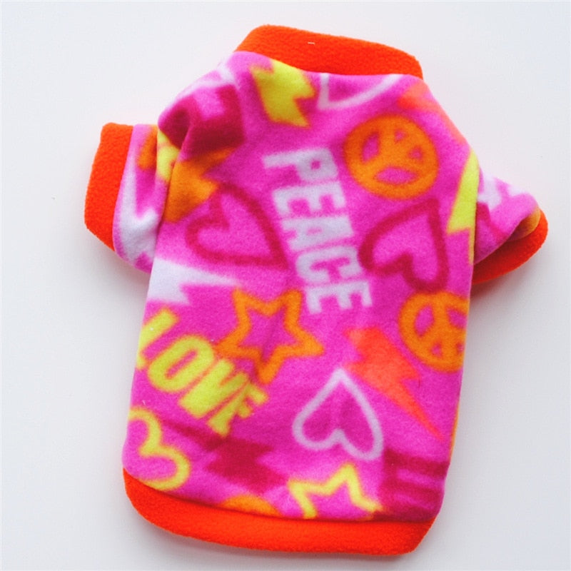 Warm Fleece Dog Clothing