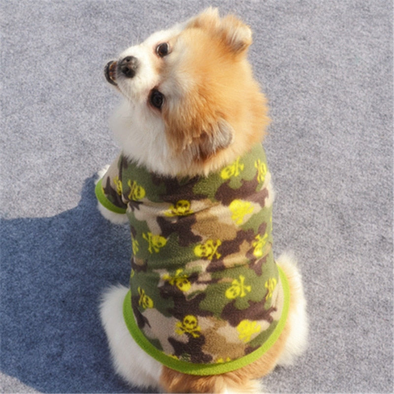 Warm Fleece Dog Clothing