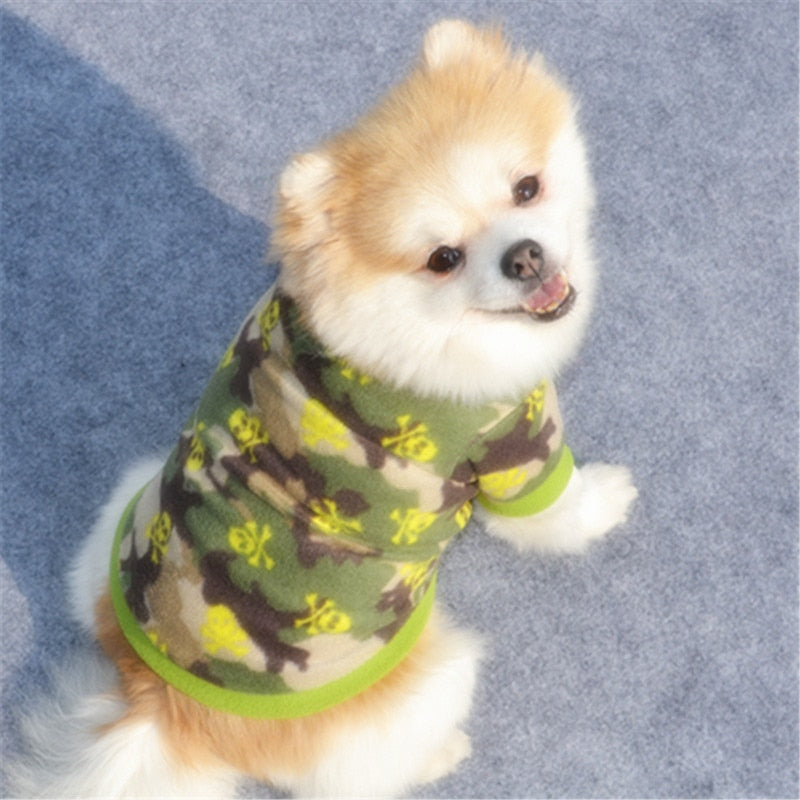 Warm Fleece Dog Clothing