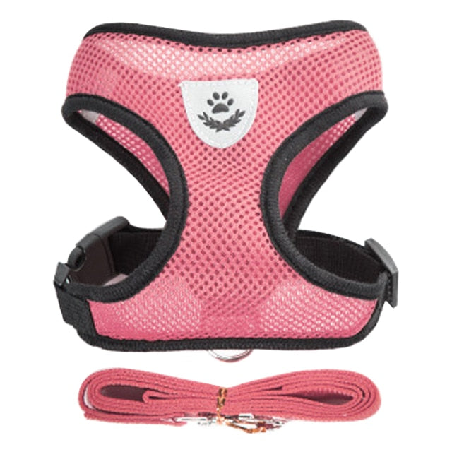 Cat Harness Adjustable Vest Walking Lead Puppy Dogs Small Dog Cat