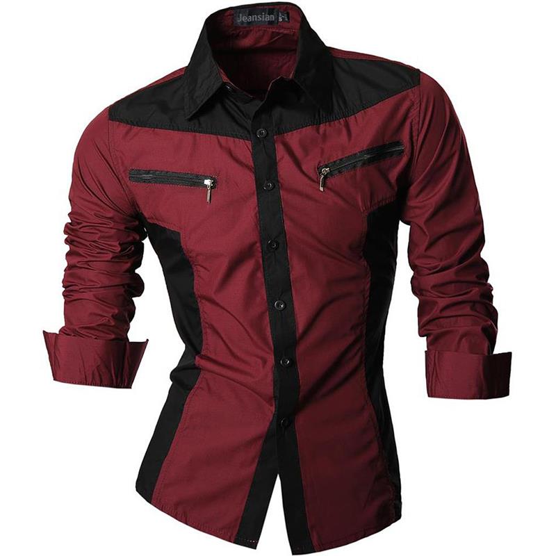 Men's Casual Dress Shirts Stylish Long Sleeve