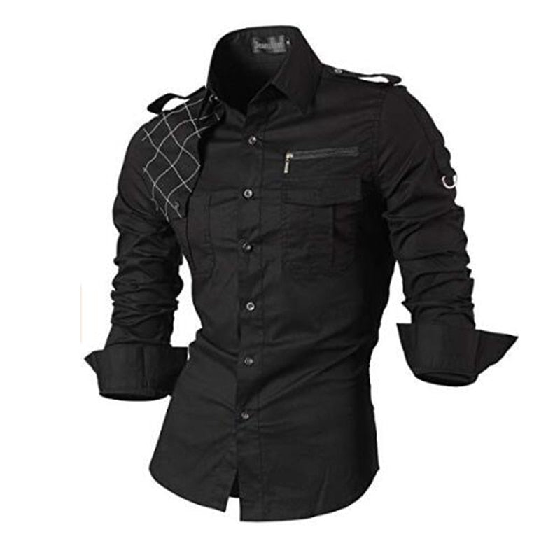 Men's Casual Dress Shirts Stylish Long Sleeve