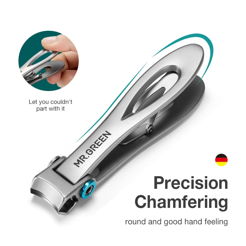 Nail Clippers Stainless Steel Two Sizes Fingernail Cutter Scissors