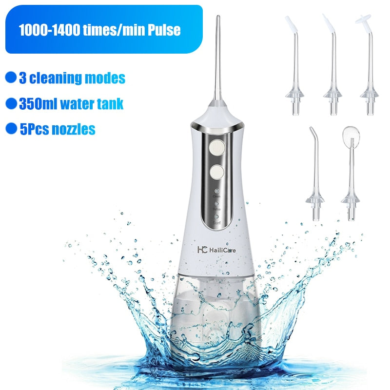 Dental Oral Irrigator Water Flosser Dental Water Jet Portable