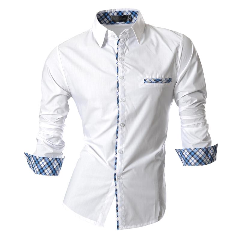 Men's Casual Dress Shirts Stylish Long Sleeve