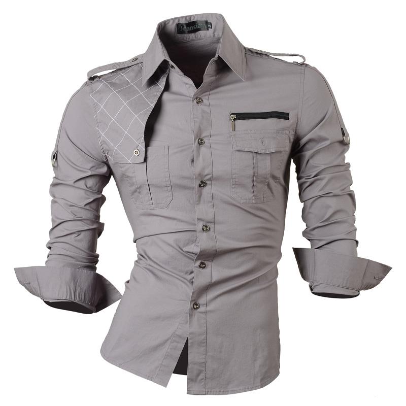 Men's Casual Dress Shirts Stylish Long Sleeve