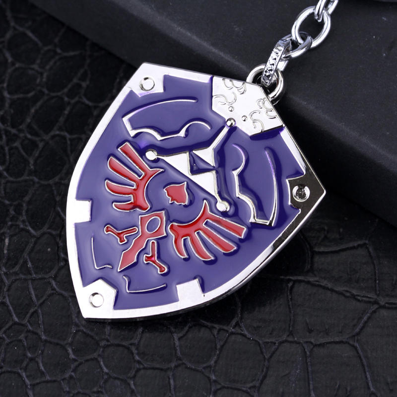 Zeldas Hylian Shield Keychain Breath of The Wild