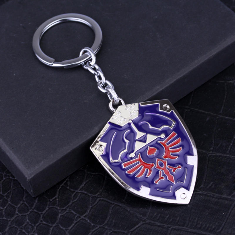 Zeldas Hylian Shield Keychain Breath of The Wild