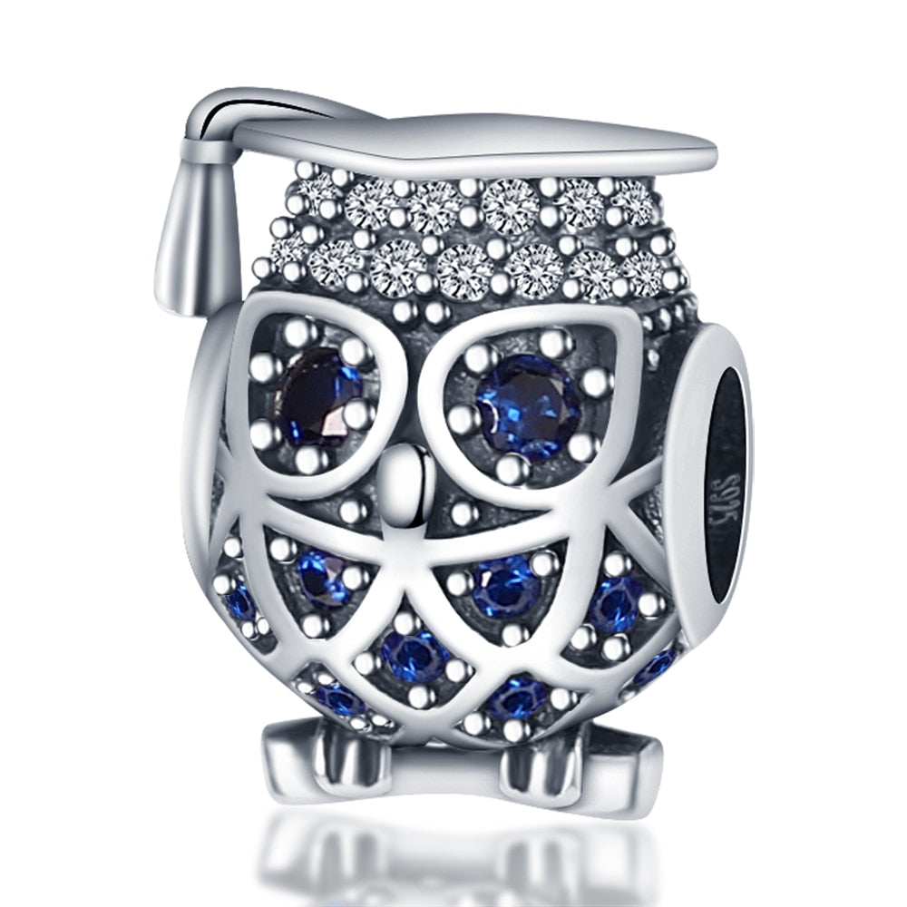 Charms 925 Evil Eye Owl Hot Air Balloon Blue Pandora Tortoise Heart