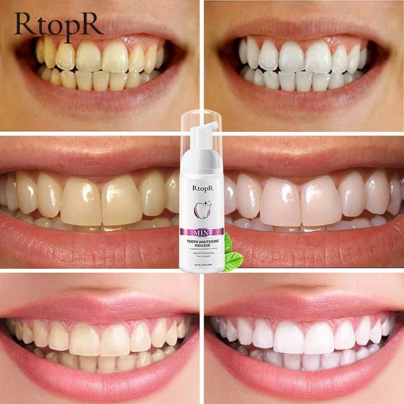 RtopR Teeth Cleansing Whitening Mousse 60ml